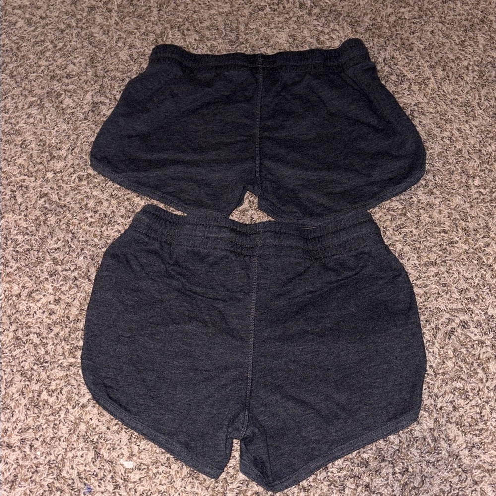 Women's Athletic Black Shorts Set, BOTH INCLUDED - Picture 2 of 6
